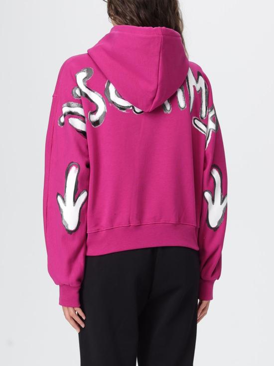 25FW 디스클레이머 스웨터 55150 BORGOGNA ST BIANCA Burgundy - DISCLAIMER