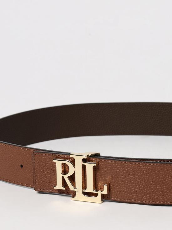 25FW 랄프 로렌 레귤러 벨트 412912040 002 Brown - RALPH LAUREN