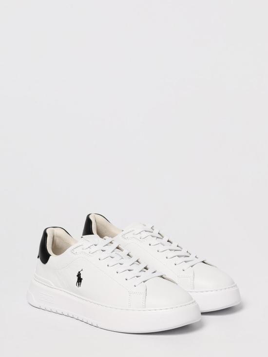 25FW 랄프 로렌 스니커즈 809974097 002 White 1 - RALPH LAUREN