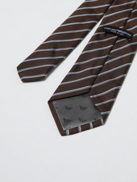25FW 엠포리오 아르마니 넥타이 EM001344TE16543 F6147 Dark - EMPORIO ARMANI