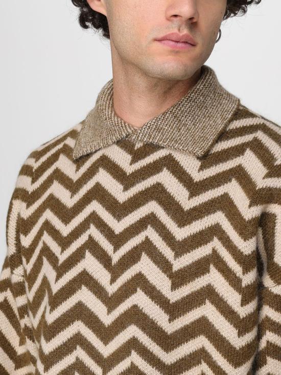 25FW 엠포리오 아르마니 폴로 티셔츠 EM004128AF21495 F6163 Sand - EMPORIO ARMANI