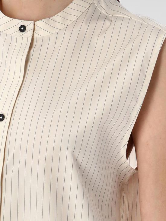 25SS 루루 스튜디오 셔츠 HALESTRIPES IVORY BLAC Ivory - LOULOU STUDIO