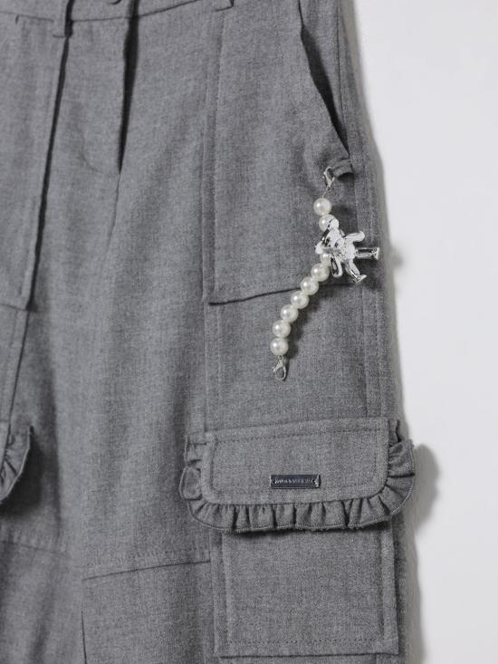 25FW [키즈] 모나리자 팬츠 11F4146159 0032 Grey - MONNALISA