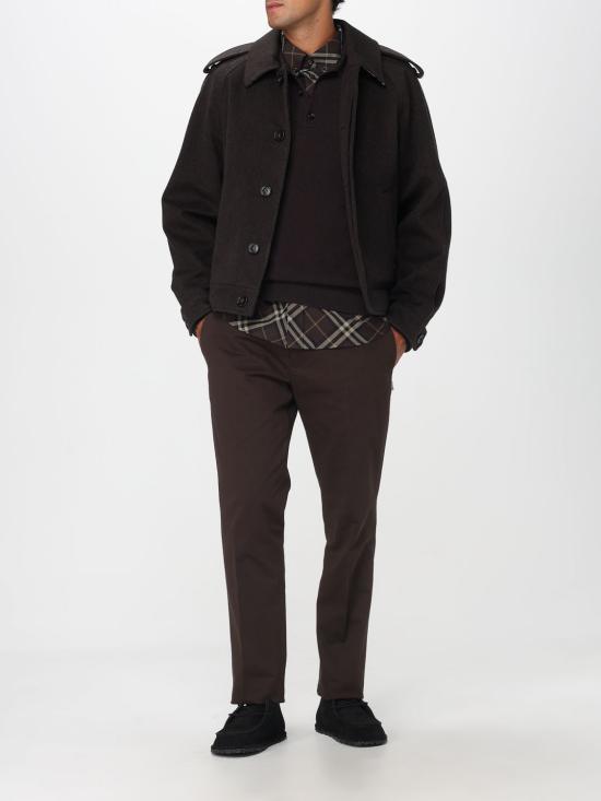 25FW 버버리 코튼 치노 팬츠 코튼 치노  8115268 Brown - BURBERRY