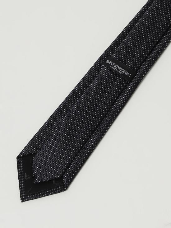 25FW 엠포리오 아르마니 넥타이 EM001346TE13711 FC099 Black - EMPORIO ARMANI