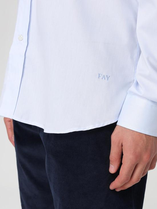 25FW 페이 셔츠 NCMA1512580PMV U006 Sky Blue - FAY