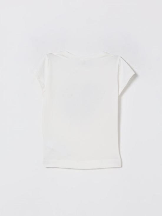 25FW [키즈] 모나리자 티셔츠 11F6236202 0001 Cream - MONNALISA