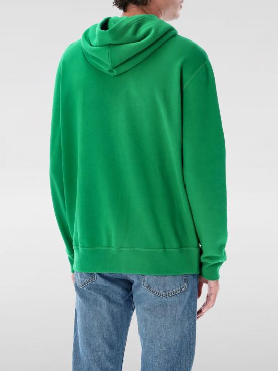25FW 폴로 랄프로렌 포니 자수 플리스 후드 티셔츠 710766778 106 Green - POLO RALPH LAUREN