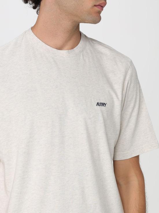 25FW 오트리 반팔 티셔츠 TSPM A7CM Grey - AUTRY