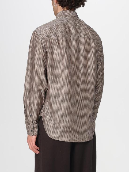 25FW 엠포리오 아르마니 셔츠 EM004178 AF21288 F1043 Beige - EMPORIO ARMANI