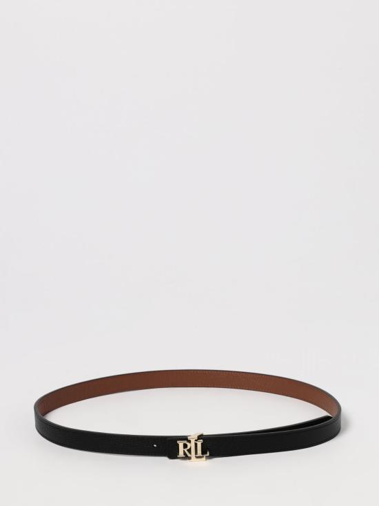 25FW 랄프 로렌 레귤러 벨트 412912038 001 Black