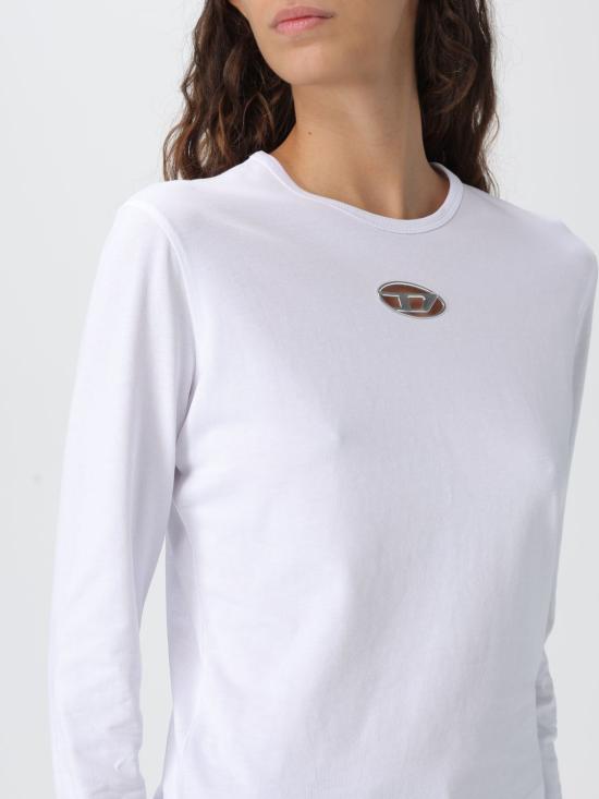 25FW 디젤 반팔 티셔츠 A194380CLBR 100 White - DIESEL