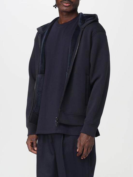 25FW 엠포리오 아르마니 긴팔 티셔츠 EM002866AF17547 UB118 Blue - EMPORIO ARMANI