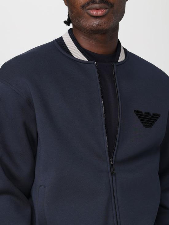 25FW 엠포리오 아르마니 봄버 자켓 EM002877AF17545 UB118 Blue - EMPORIO ARMANI