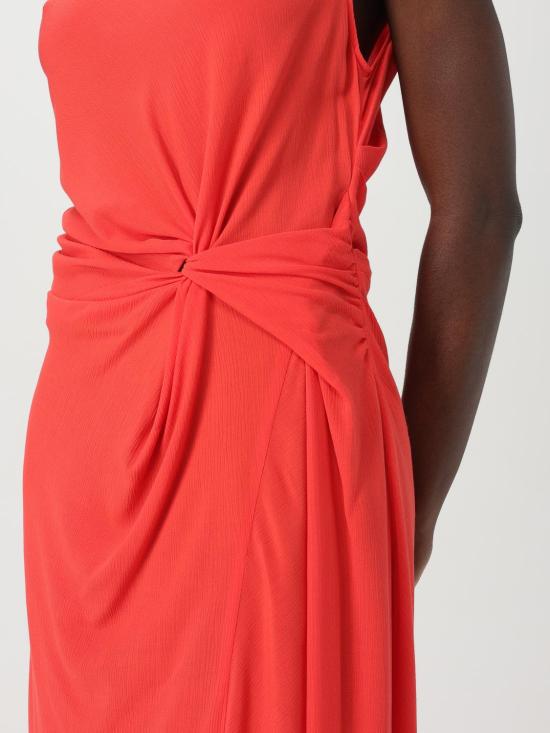 25FW 모스키노 롱 원피스 04773726 0129 Red - MOSCHINO