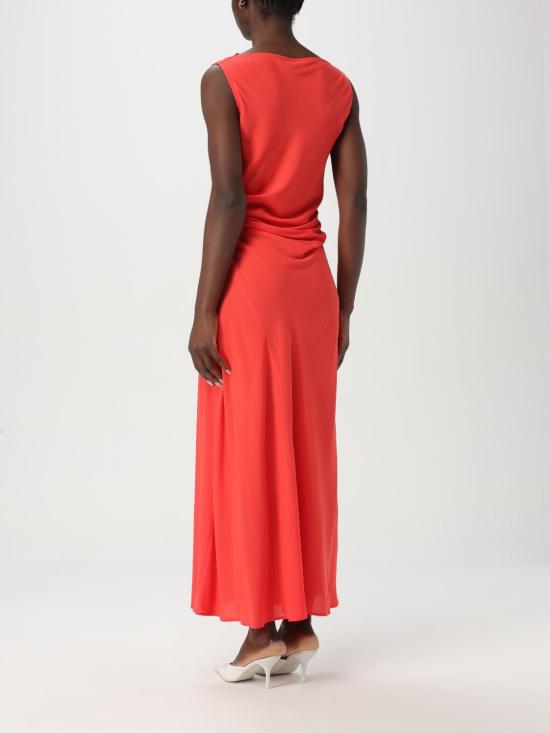 25FW 모스키노 롱 원피스 04773726 0129 Red - MOSCHINO