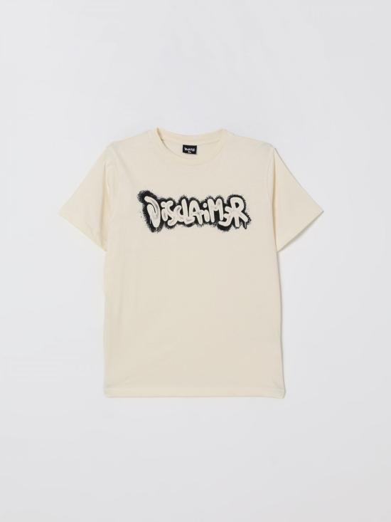 25FW [키즈] 디스클레이머 티셔츠 25IDK58619 LATTE Milk