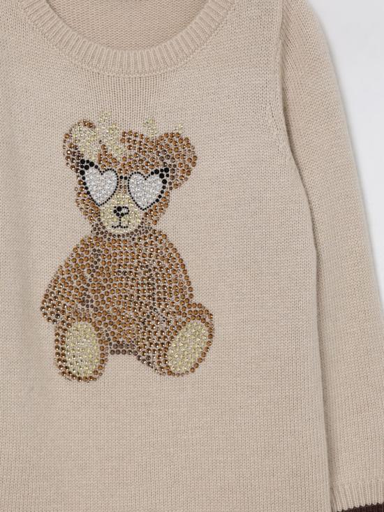 25FW [키즈] 모나리자 원피스 19F9166061 0002 Beige - MONNALISA