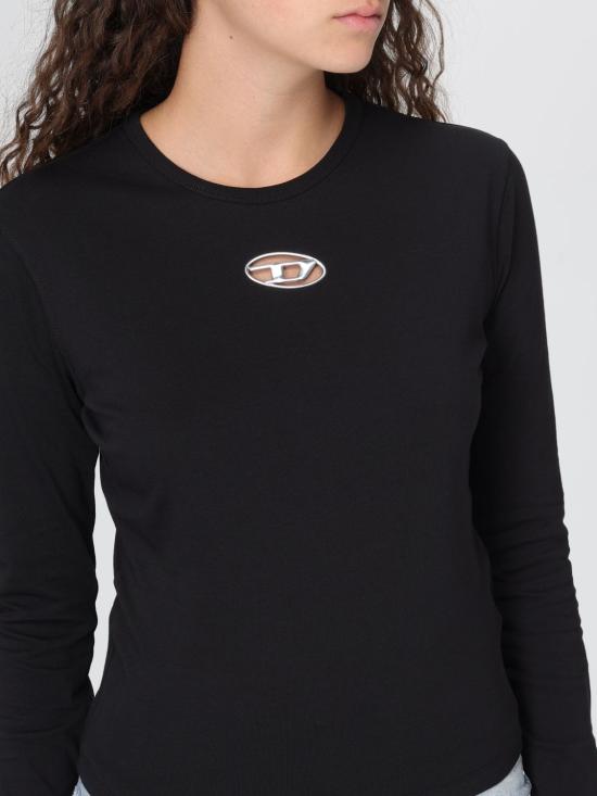 25FW 디젤 반팔 티셔츠 A194380CLBR 9XX Black - DIESEL