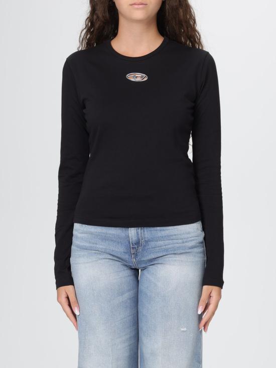 25FW 디젤 반팔 티셔츠 A194380CLBR 9XX Black