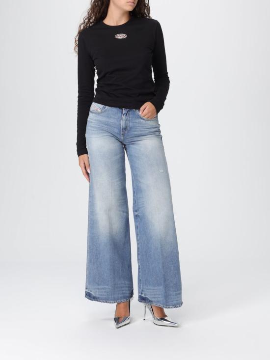 25FW 디젤 반팔 티셔츠 A194380CLBR 9XX Black - DIESEL