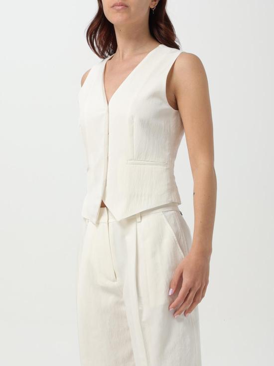 25FW 캘빈클라인 베스트 K20K208242 YAS White - CALVIN KLEIN