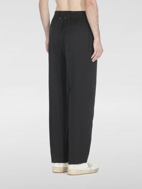 25FW 골든구스 스트레이트 팬츠 GMP01508P00117090100 Black - GOLDEN GOOSE