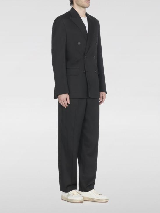 25FW 골든구스 스트레이트 팬츠 GMP01508P00117090100 Black - GOLDEN GOOSE