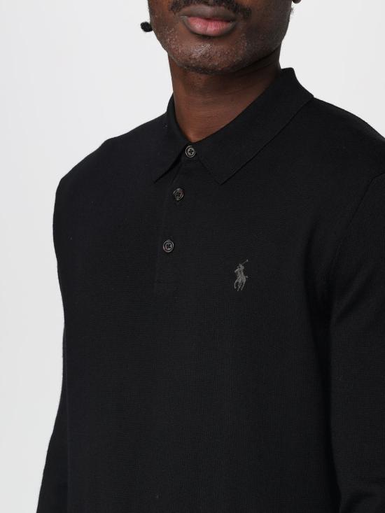 25FW 폴로 랄프로렌 폴로 티셔츠 710941104 002 Black - POLO RALPH LAUREN