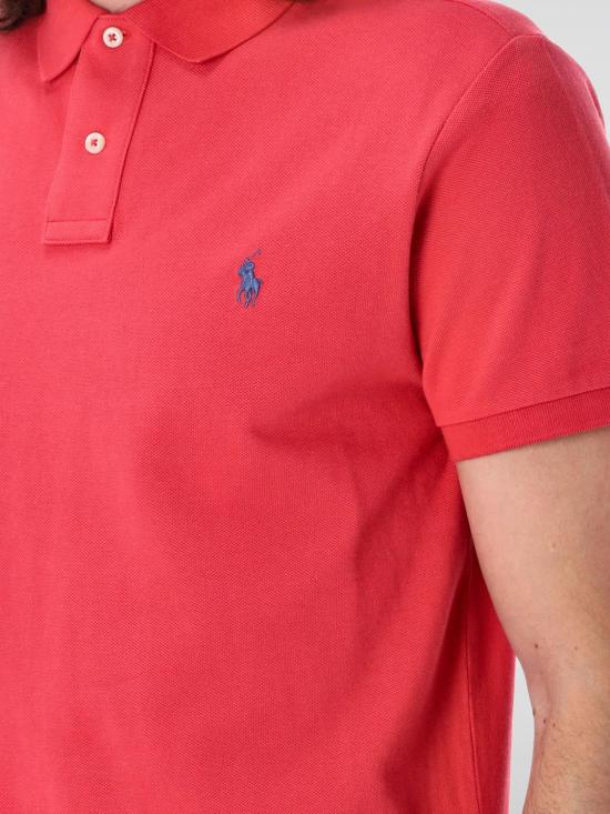 25FW 폴로 랄프로렌 폴로 티셔츠 710536856 443 Red - POLO RALPH LAUREN