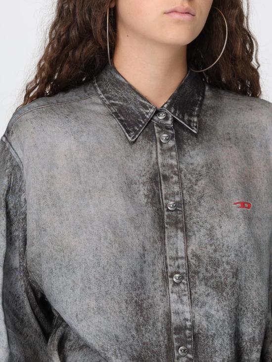 25FW 디젤 롱 원피스 A185770LKCT 02 Black - DIESEL