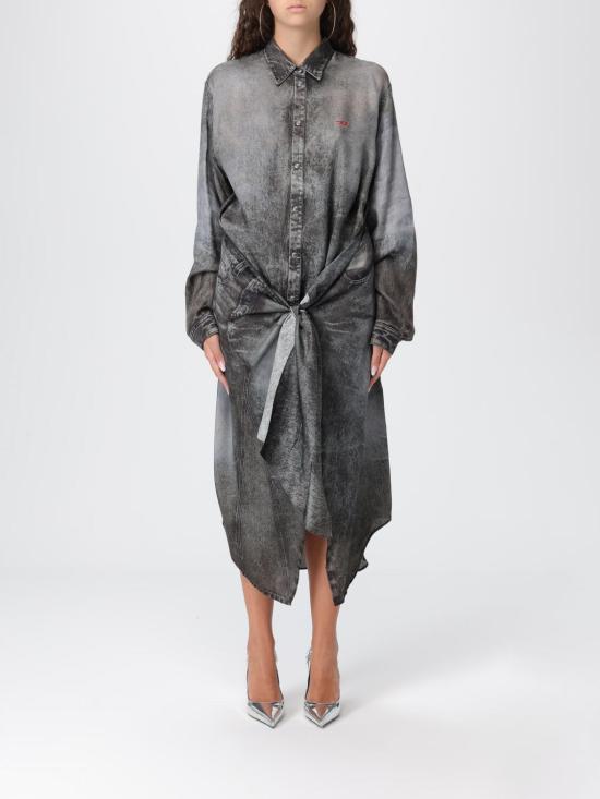 25FW 디젤 롱 원피스 A185770LKCT 02 Black