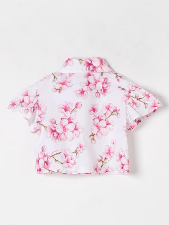 25FW [키즈] 모나리자 셔츠 11E3005604 0099 White - MONNALISA