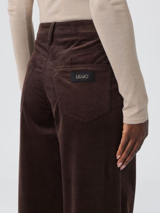 25FW 리우조 스트레이트 팬츠 MF5274T192A 90915 Cocoa - LIU JO