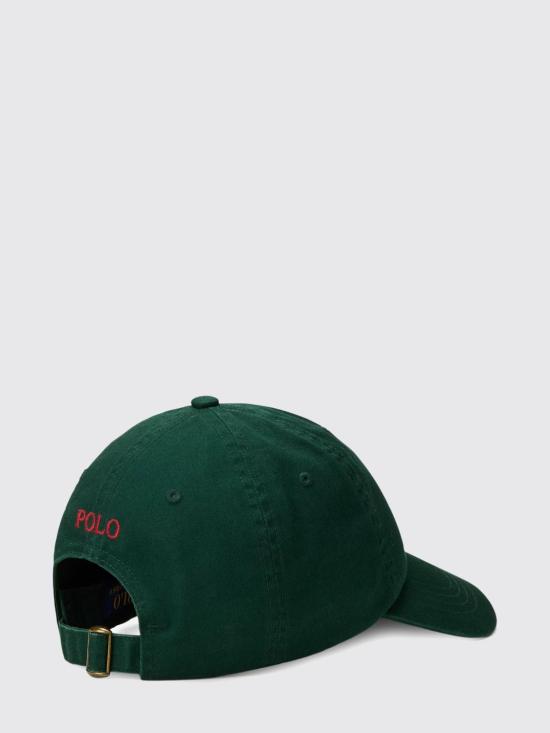 25FW 폴로 랄프로렌 포니 자수 치노 볼캡 포니 로고 자수  211912843 010 Forest Green - POLO RALPH LAUREN