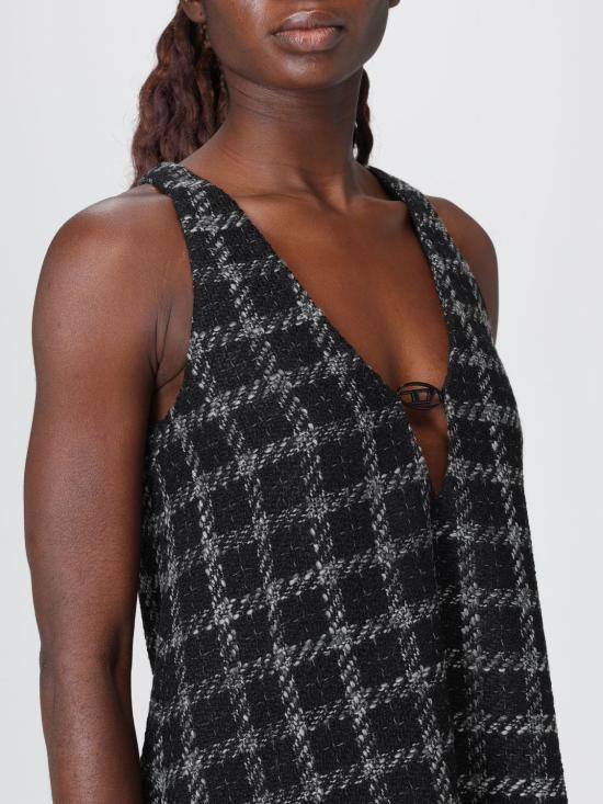 25FW 디젤 롱 원피스 A218810EGDF 9XXA Black - DIESEL