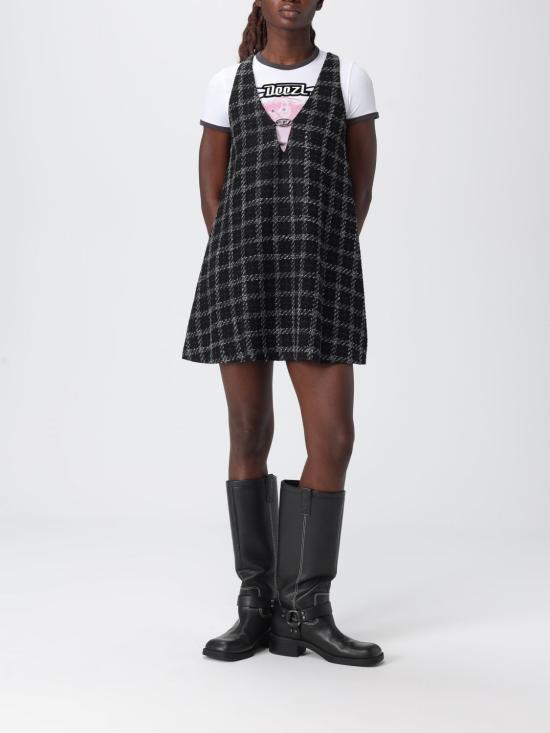 25FW 디젤 롱 원피스 A218810EGDF 9XXA Black - DIESEL