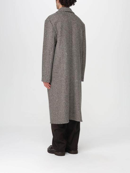 25FW 엠포리오 아르마니 코트 EM003579TE17067 F6106 Grey - EMPORIO ARMANI