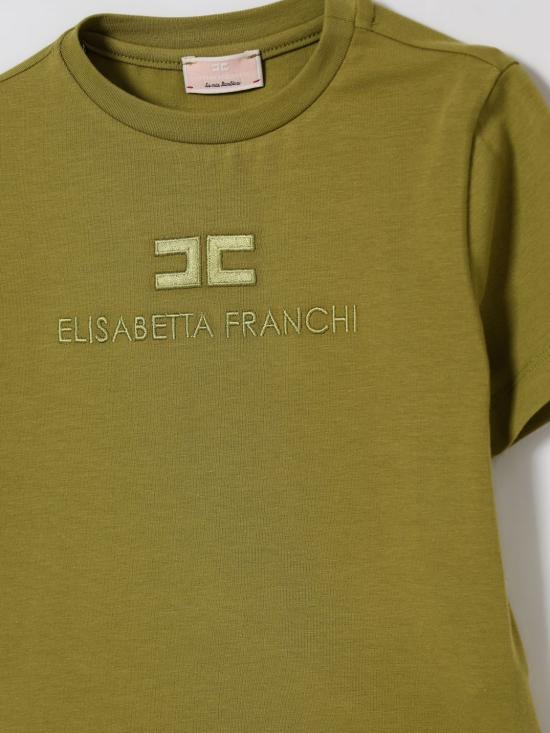 25FW [키즈] 엘리자베타프랜치 티셔츠 EGTS0980JE006 1059 Green - ELISABETTA FRANCHI