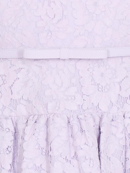 25FW 셀프 포트레이트 롱 원피스 PF25067SL LILAC Violet - SELF PORTRAIT