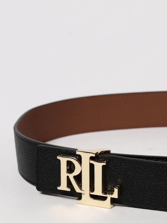 25FW 랄프 로렌 레귤러 벨트 412912040 001 Black - RALPH LAUREN