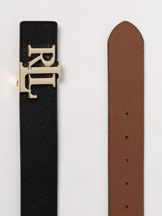 25FW 랄프 로렌 레귤러 벨트 412912040 001 Black - RALPH LAUREN