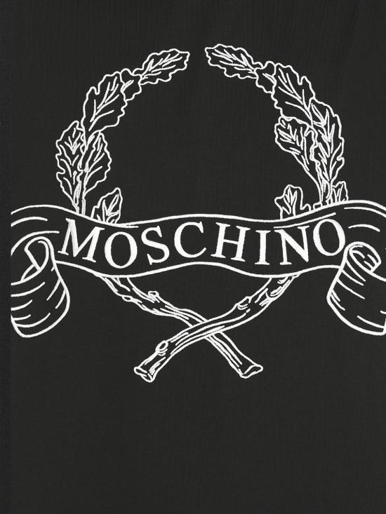 25FW 모스키노 반팔 티셔츠 07225241 1555 Black - MOSCHINO
