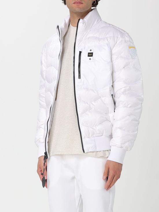 25FW 블라우어 숏패딩 25WBLUC03075006355 100 White - BLAUER