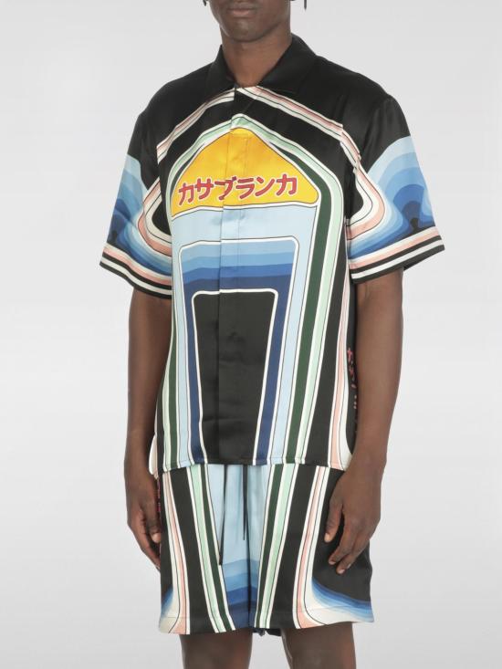 25FW 카사블랑카 셔츠 MPF25SH003 06 Black