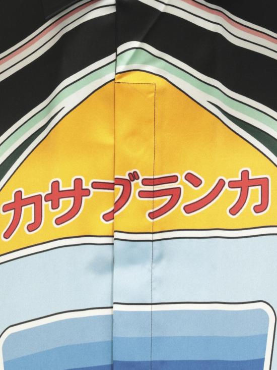 25FW 카사블랑카 셔츠 MPF25SH003 06 Black - CASABLANCA