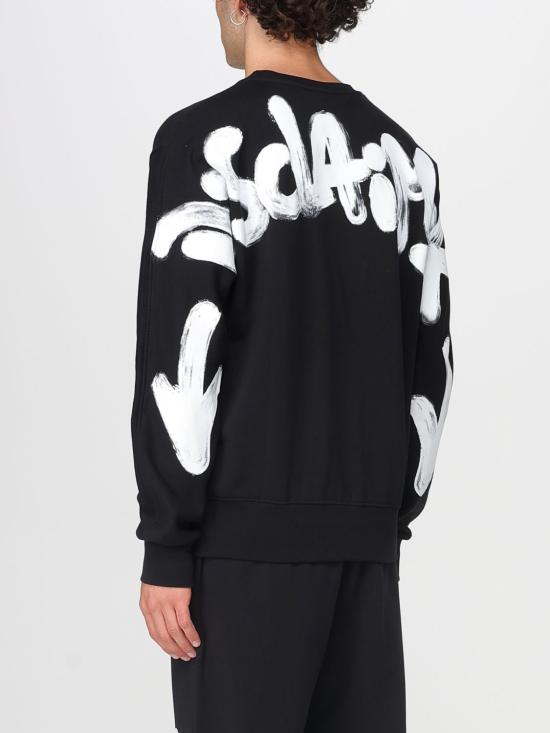 25FW 디스클레이머 긴팔 티셔츠 55104 NERO ST BIANCA Black - DISCLAIMER