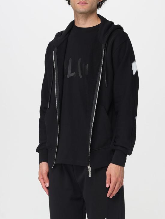 25FW 디스클레이머 긴팔 티셔츠 55106 NERO ST BIANCA Black - DISCLAIMER