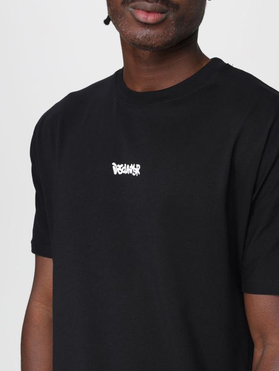 25FW 디스클레이머 반팔 티셔츠 55117 NERO ST BIANCA Black - DISCLAIMER