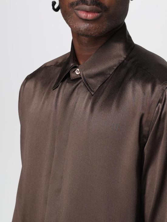 25FW 엠포리오 아르마니 셔츠 EM003630TE17057 U6304 Coffee - EMPORIO ARMANI